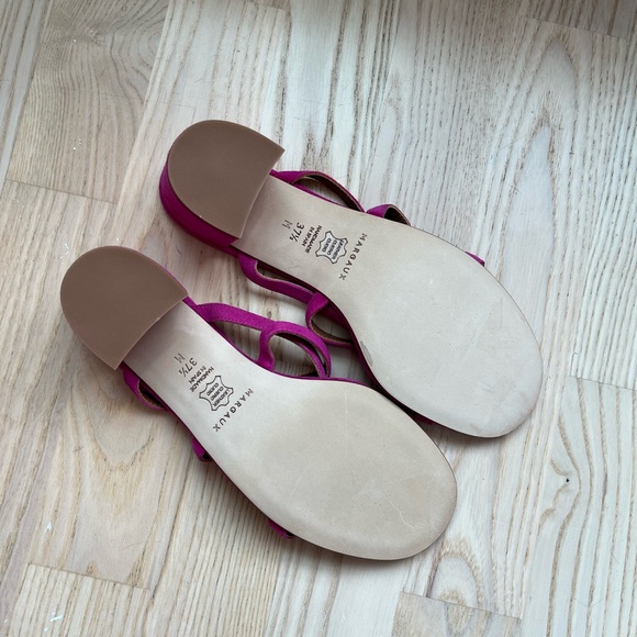 Margaux Perry sandals in suede Berry Pink 37.5 - Picture 4 of 4
